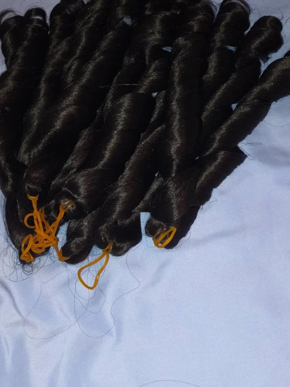 Human Hair Blend French Curl Braiding Hair